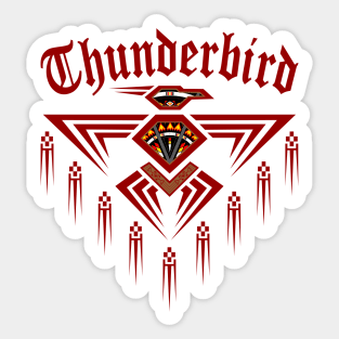 Thunderbird Red Sticker